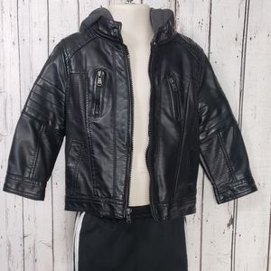 Urband Republic Kids Boys Leather Jacket 2T